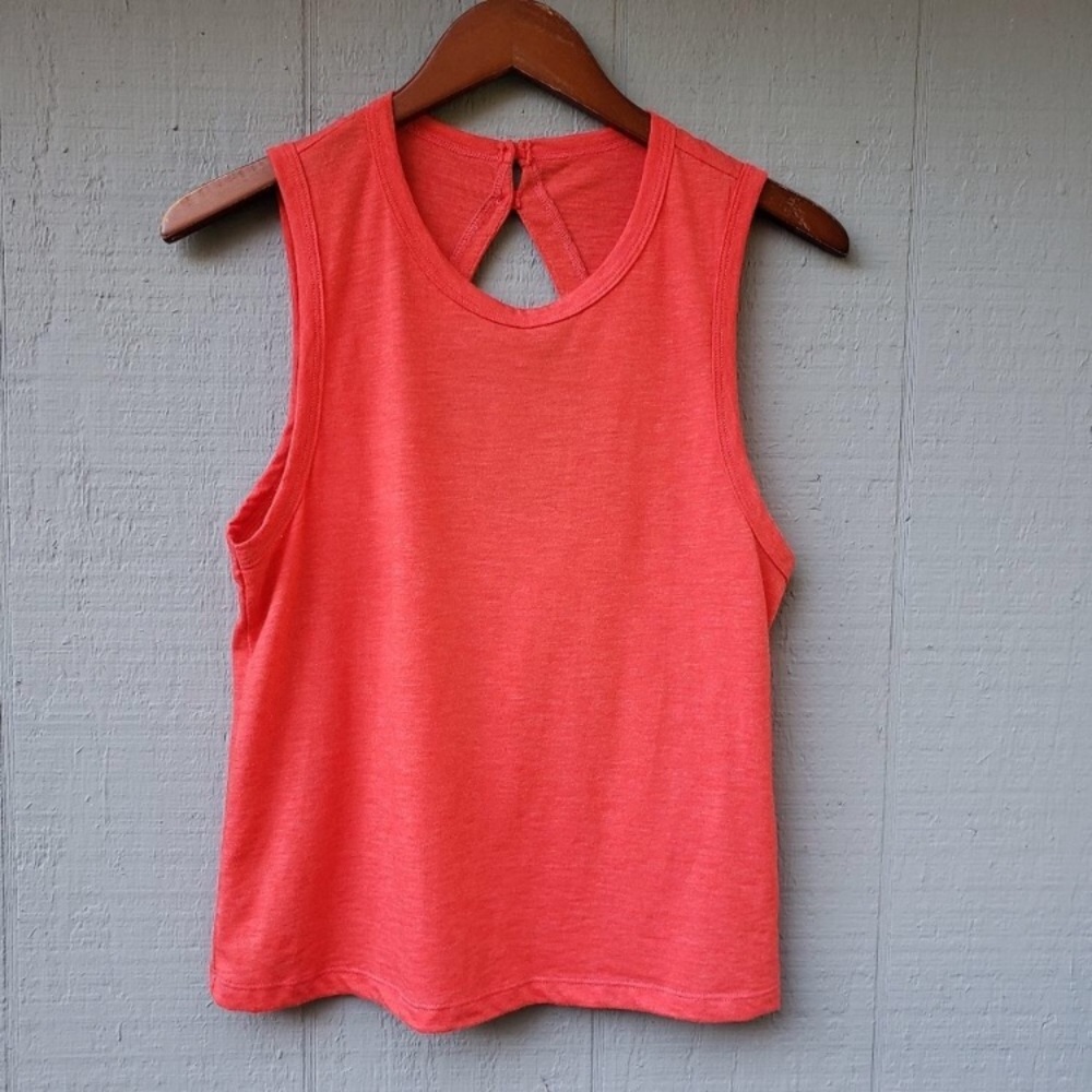 Joe's Jeans Collection Coral Keyhole Back Tank XS